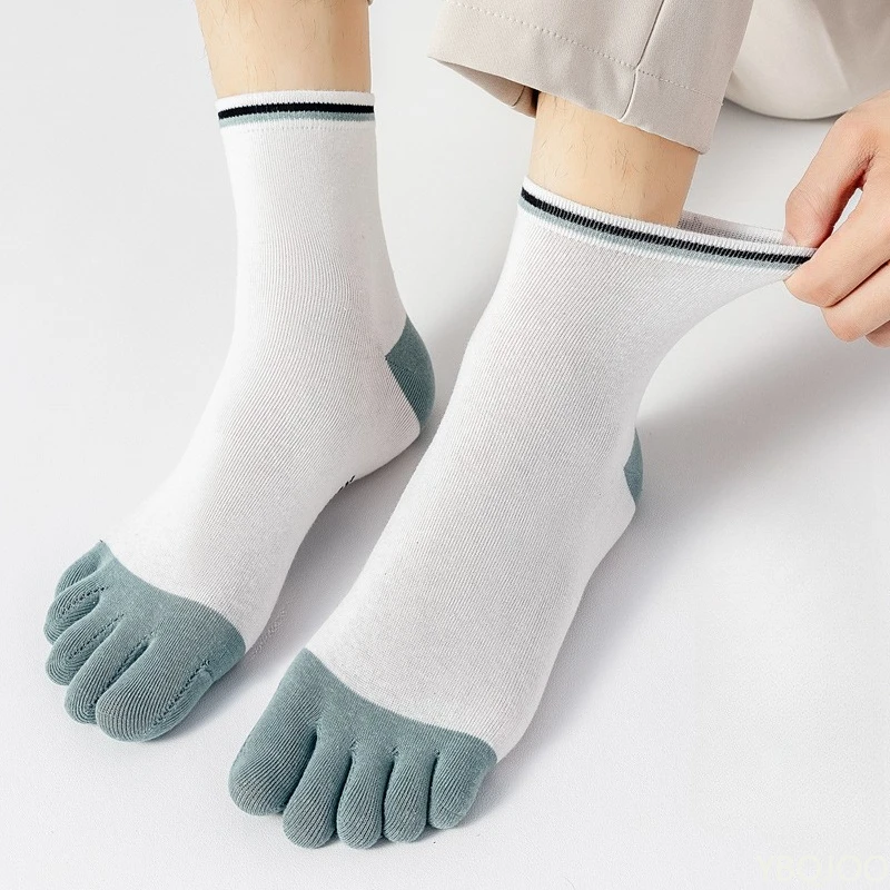 ถุงเท้าผู้ชายแบบห้านิ้ว 5 คู่  - Toe Sock Split บทวิจารณ์และราคา