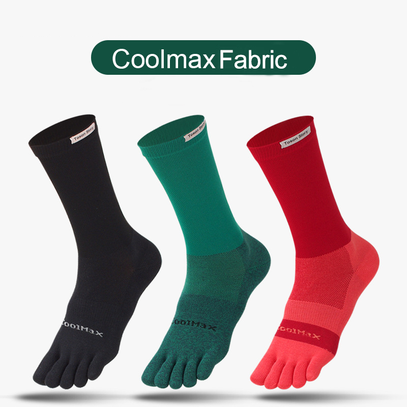 ถุงเท้าห้านิ้วแบบสูงสำหรับผู้ช - Toe Sock Split บทวิจารณ์และราคา