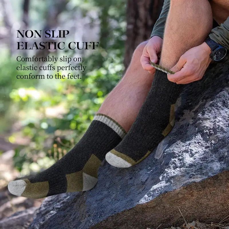 ถุงเท้าขนแกะเมอริโนสำหรับฤดูหน - Wool Hiking Sock บทวิจารณ์และราคา