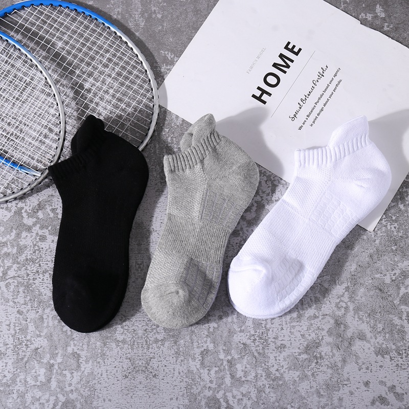 ถุงเท้ากีฬาผ้าฝ้ายแบบหนา ซับเห - Ankle Sock Low Cut บทวิจารณ์และราคา