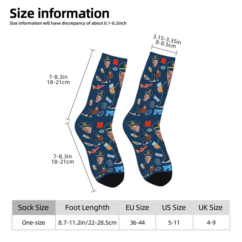 ถุงเท้าลายพิมพ์ 3 มิติ แบบใหม่ - Dress Sock Men บทวิจารณ์และราคา