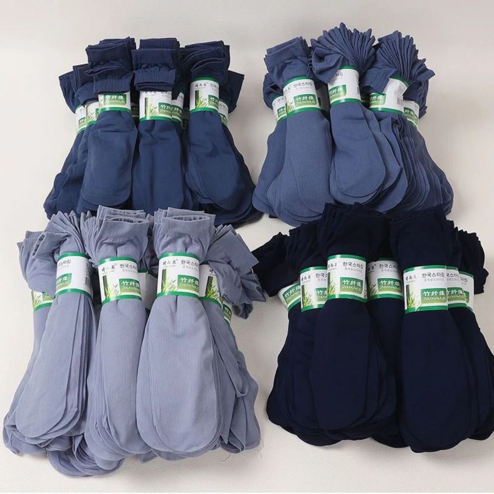 ถุงเท้าแฟชั่นผู้ชาย 10 คู่ ถุง - Silk Sock Bamboo บทวิจารณ์และราคา