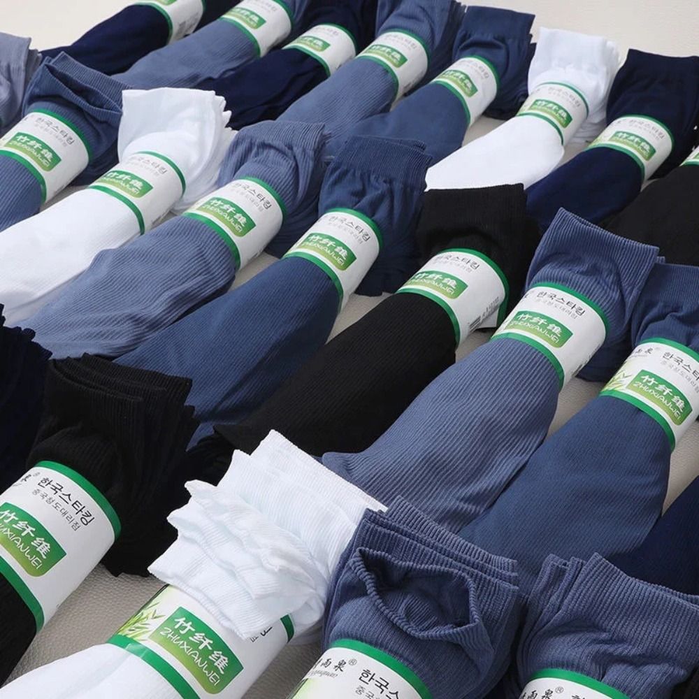 ถุงเท้าแฟชั่นผู้ชาย 10 คู่ ถุง - Silk Sock Bamboo บทวิจารณ์และราคา