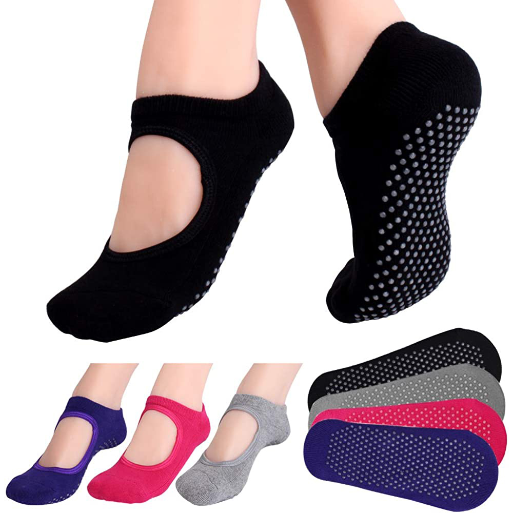 Backless Non-SLIP ฟิตเนสพิลาทิ - Grip Sock Yoga บทวิจารณ์และราคา