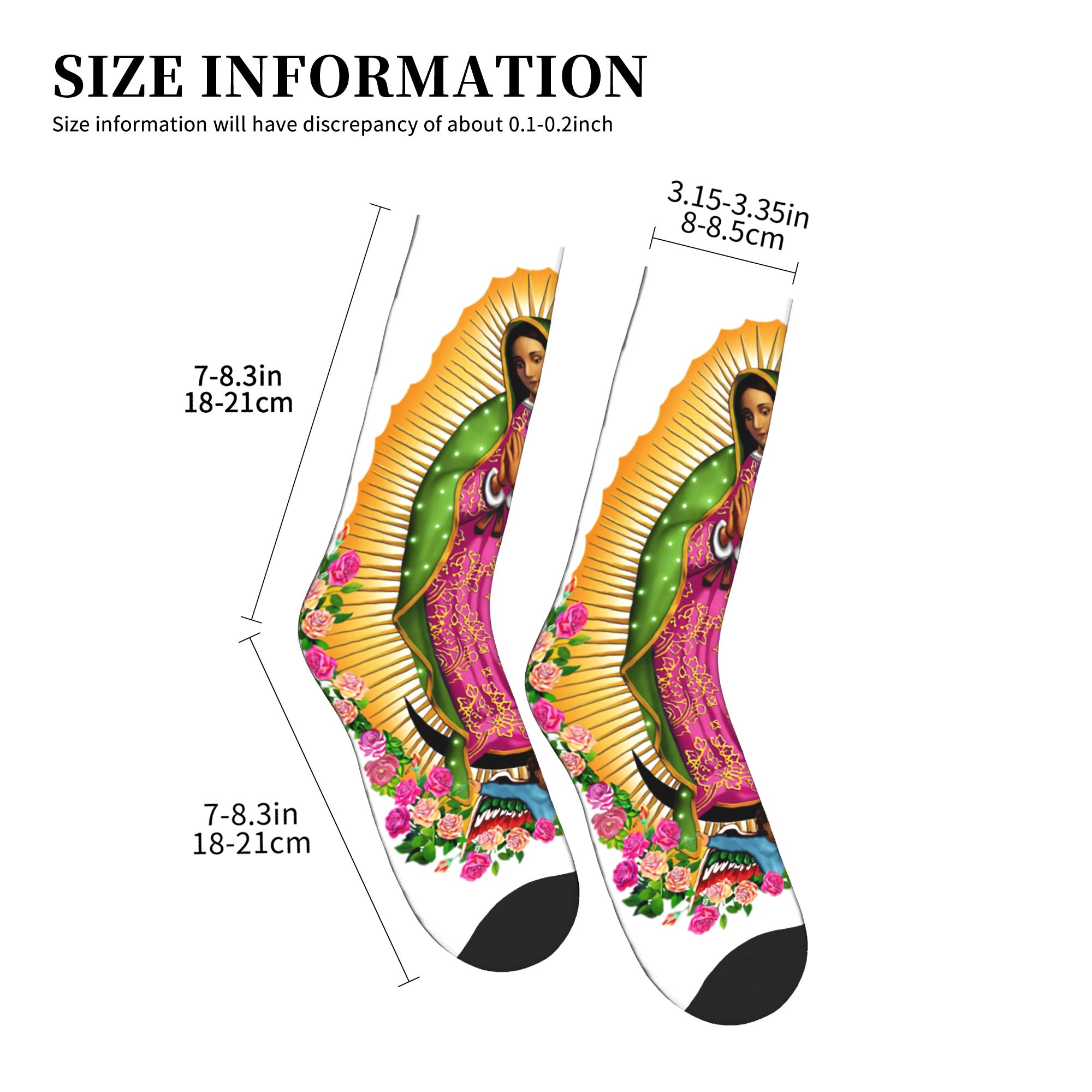 ถุงเท้าผู้ชายลายพระแม่กัวดาลูป - Dress Sock Men บทวิจารณ์และราคา