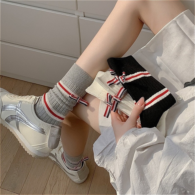 ถุงเท้าผู้หญิง 3 คู่ ผ้าฝ้ายหว - Cotton Crew Sock Pack บทวิจารณ์และราคา