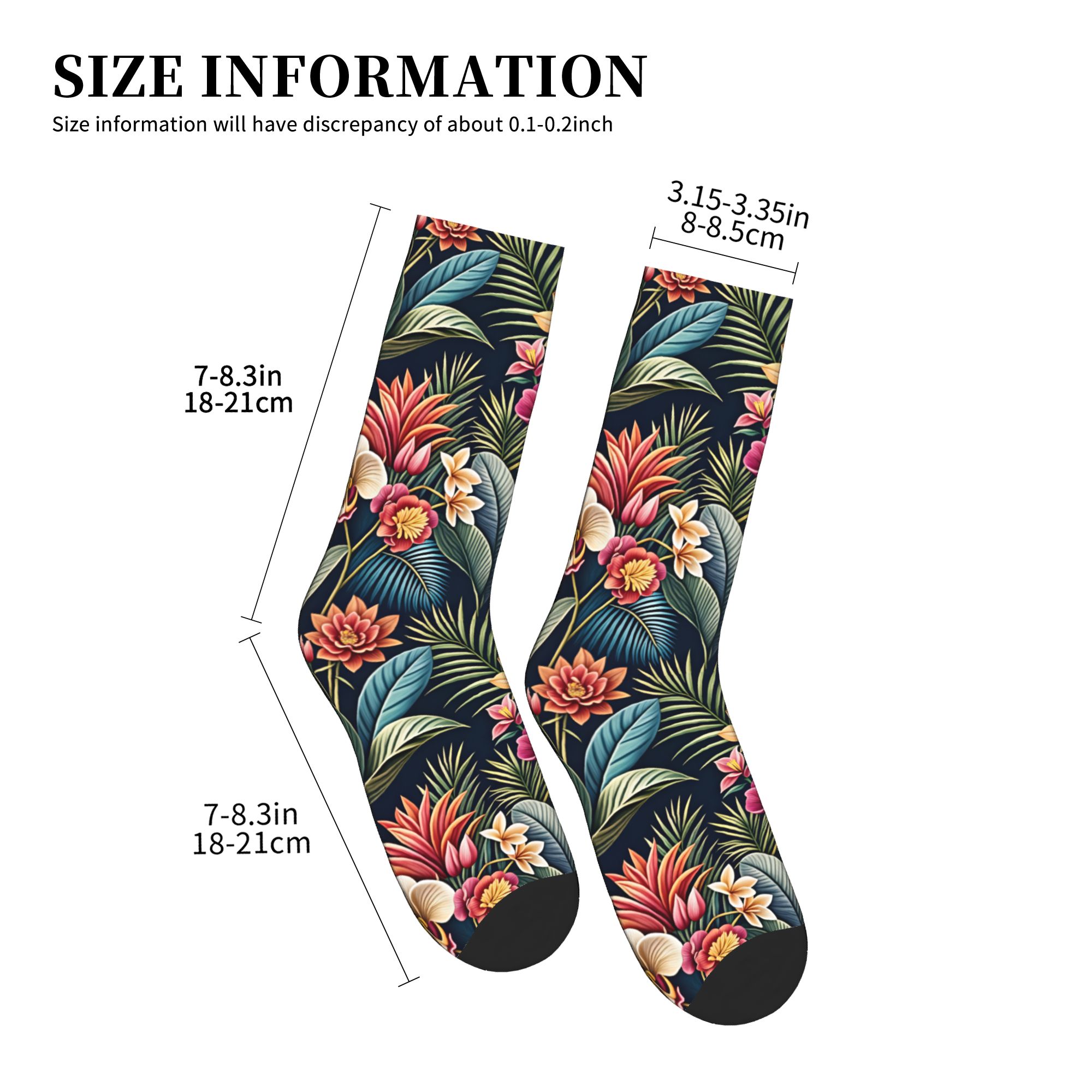 ถุงเท้าลายดอกกล้วยไม้ 3 มิติ ส - Dress Sock Men บทวิจารณ์และราคา