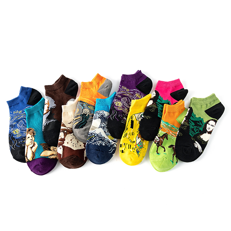 1/5 คู่ ถุงเท้าข้อสั้นผ้าฝ้ายห - Ankle Sock Low Cut บทวิจารณ์และราคา