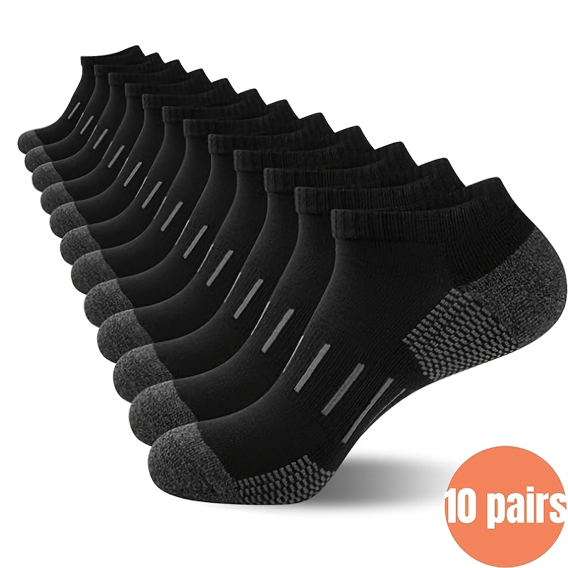 ถุงเท้าข้อสั้นผู้ชาย 10 คู่ ระ - Ankle Sock Low Cut บทวิจารณ์และราคา
